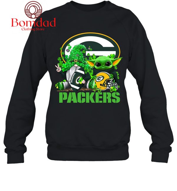 Green Bay Packers Baby Yoda Happy St.Patrick’s Day Shamrock T Shirt