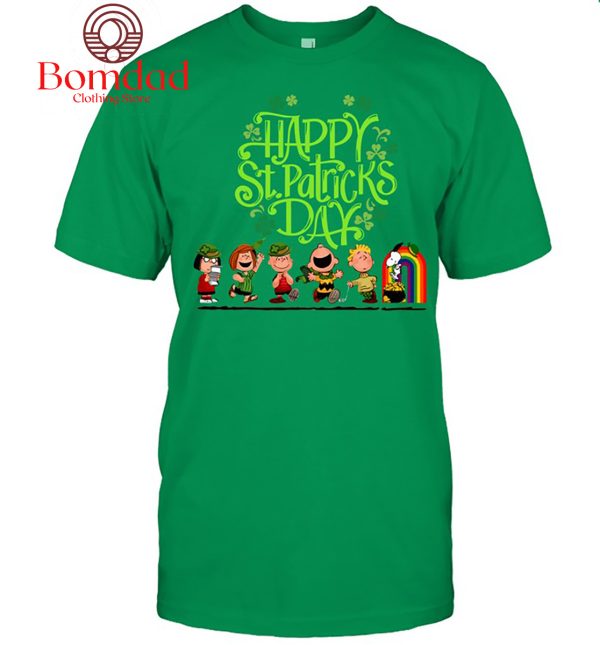 Happy ST.Patrick’s Day Snoopy Peanuts T Shirt