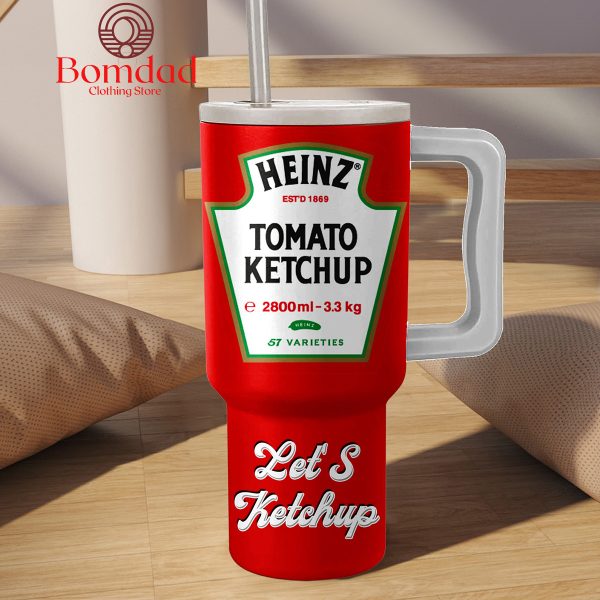 Heinz EST 1869 Ketchup Addict Let’s Ketchup 40oz Tumbler