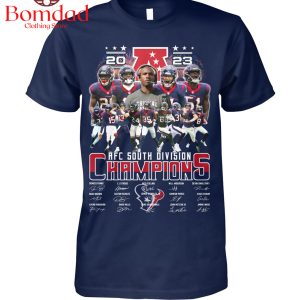 Houston Texans AFC South Division Champions 2023 T Shirt