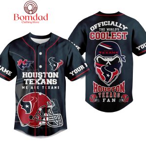 Houston Texans We Are Texans Officially The World’s Coolest Personalized Baseball Jersey