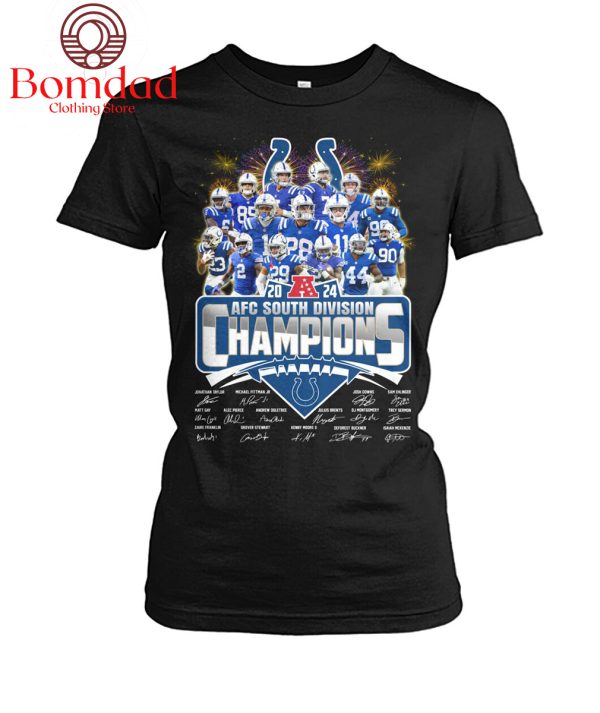 Indianapolis Colts AFC South Division Champions 2024 T Shirt
