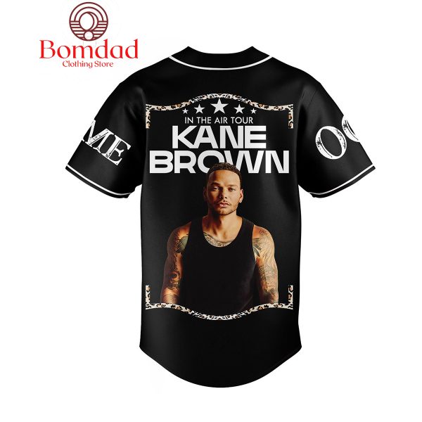 Kane Brown In The Air Tour Personalized Baseball Jersey