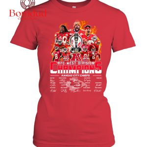 Kansas City Chiefs AFC West Division Champions 2023 T Shirt