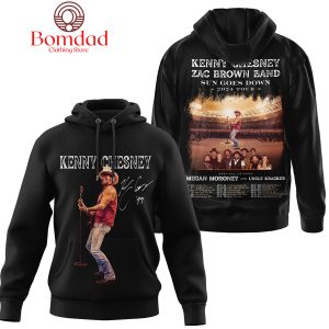Kenny Chesney Zac Brown Band Sun Goes Down 2024 Tour Hoodie T Shirt