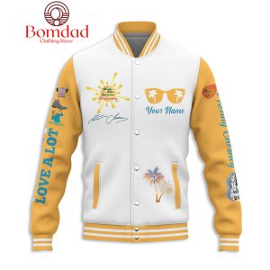 Kenny Chesney Live A Little Love A Lot Summer Time Personalized Baseball Jacket