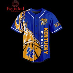 Kentucky Wildcats Big Blue Nation Personalized Baseball Jersey