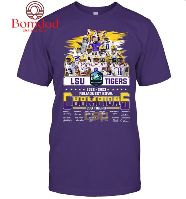 LSU Tigers Reliaquest Bowl Champions T Shirt