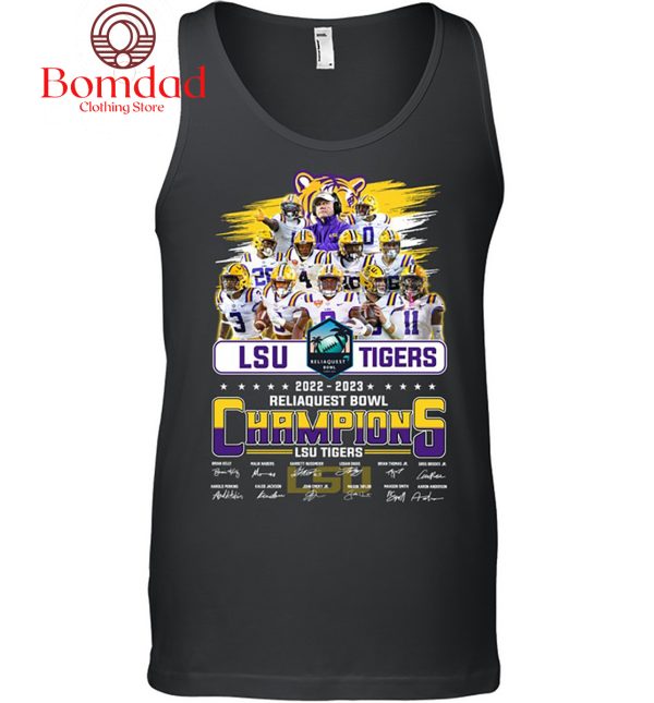 LSU Tigers Reliaquest Bowl Champions T Shirt