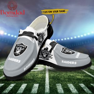 Las Vegas Raiders Personalized Sport Hey Dude Shoes