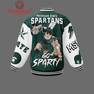 Michigan State Spartans Go Sparty Baseball Jacket