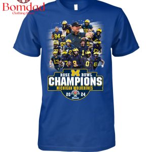 Michigan Wolverines 2023 Rose Bowl Champions T Shirt
