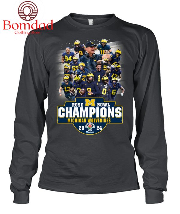 Michigan Wolverines 2023 Rose Bowl Champions T Shirt