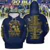 Michigan Wolverines 2023 Champions Let’s Go Blue Gold Design Hoodie T Shirt