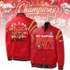 AFC Champions Chiefs Are All In Black Design Baseball Jacket