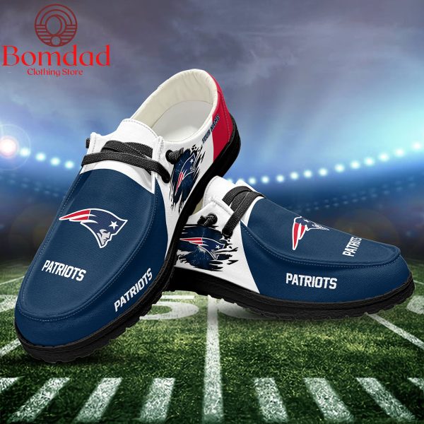 New England Patriots Personalized Sport Hey Dude Shoes