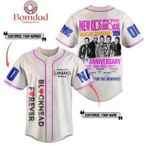 New Kids On The Block Magic Summer 2024 Blockhead Forever Personalized Baseball Jersey