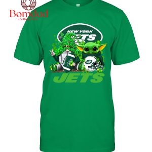New York Jets Baby Yoda Happy St.Patrick’s Day Shamrock T Shirt