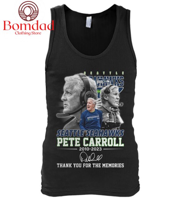 Pete Carroll 2010 2023 Seattle Seahawks Memories T Shirt