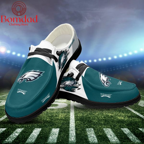 Philadelphia Eagles Personalized Sport Hey Dude Shoes