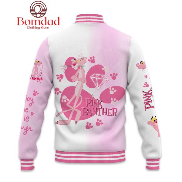 Pink Panther Enjoy The Little Things Personalized Baseball Jacket