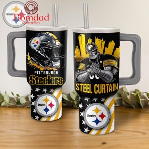 Pittsburgh Steelers Steel Curtain 40oz Tumbler