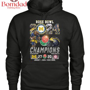 Rose Bowl Champions 2024 Michigan Wolverines T Shirt