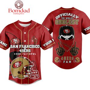 San Francisco 49ers Faithful Officially The World’s Coolest Personalized Baseball Jersey