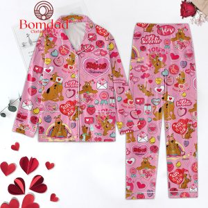 Scooby Doo Valentine Happy Hearts Day Pajamas Set