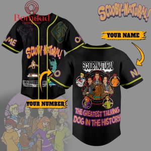 Scooby Natural The Greatest Talking Dog In The History Personalized Baseball Jersey