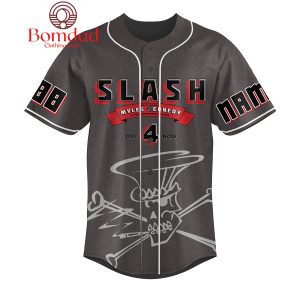 Slash Featuring Myles Kennedy And The Conspirators The River Is Rising Tour 2024 Personalized Baseball Jersey
