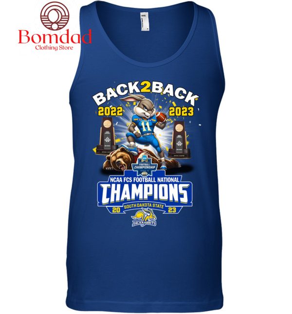 South Dakota State Jackrabbits Back 2 Back Champions 2022 2023 T Shirt