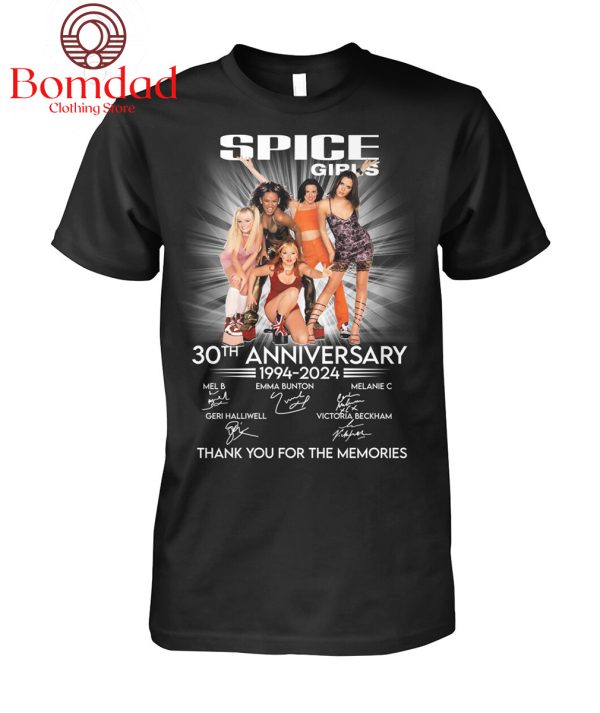 Spice Girls 30th Anniversary 1994 2024 Memories T Shirt