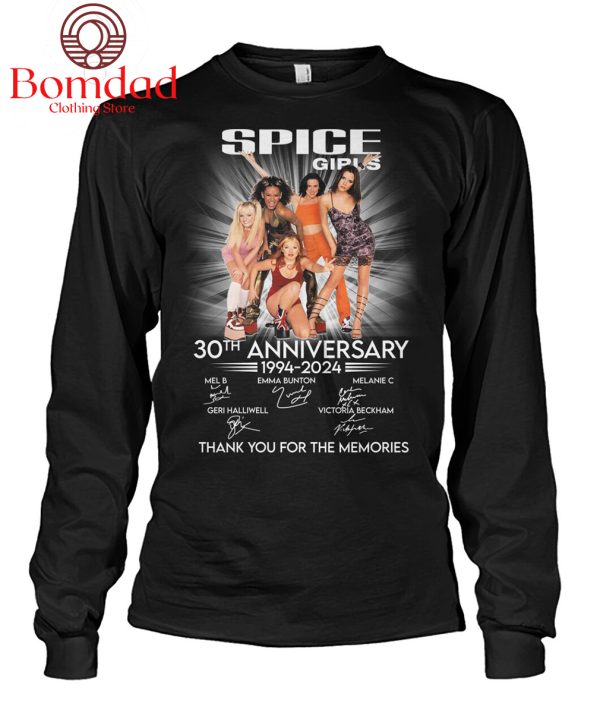 Spice Girls 30th Anniversary 1994 2024 Memories T Shirt