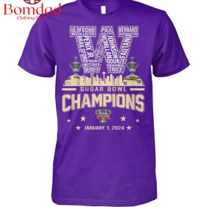 Sugar Bowl Champions 2024 Huskies T Shirt