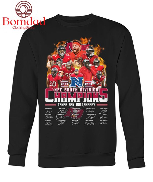 Tampa Bay Buccaneers NFC South Division Champions 2023 T Shirt