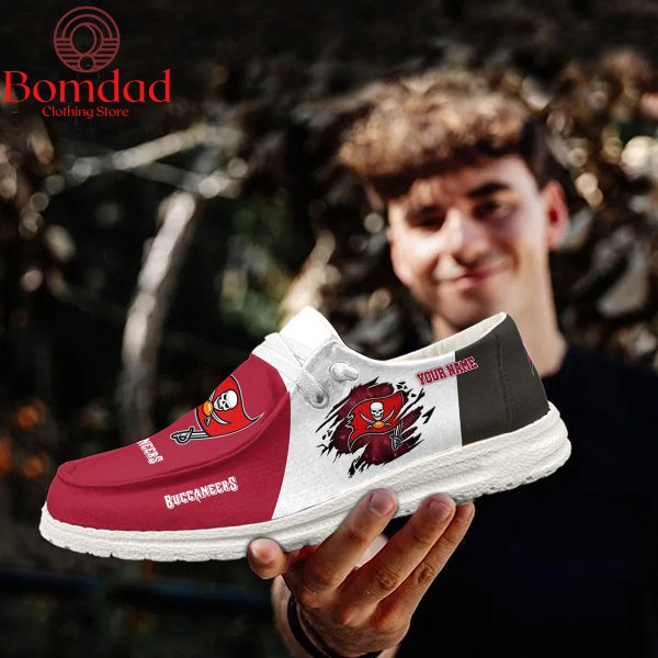 Tampa Bay Buccaneers Personalized Sport Hey Dude Shoes
