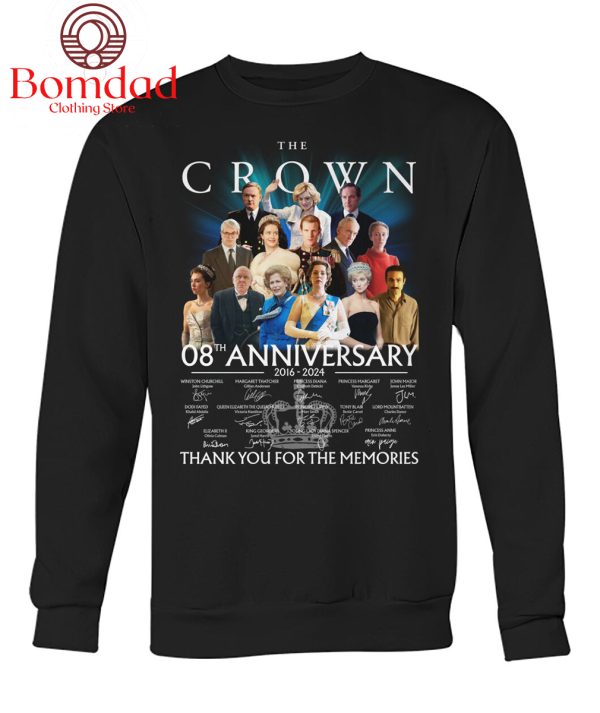 The Crown 8th Anniversary 2016 2024 Memories T Shirt