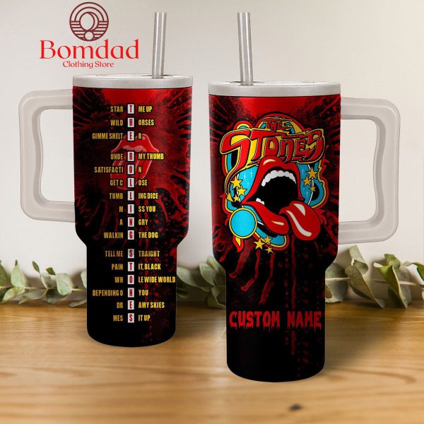 The Rolling Stones Personalized 40oz Tumbler