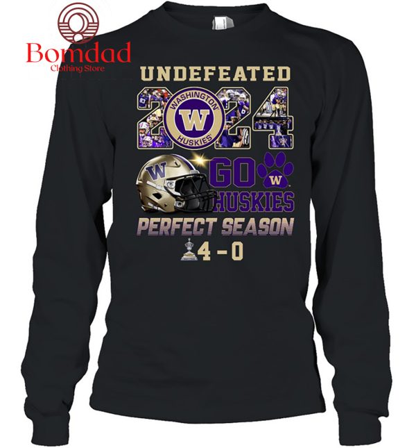 Undefeated 2024 Huskies Perfect Season T Shirt