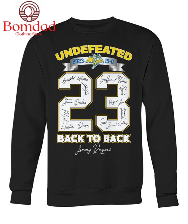 Unfeadted 2023 South Dakota Jackrabbits Back to Back T Shirt