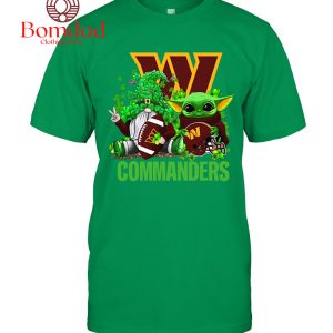 Washington Commanders Baby Yoda Happy St.Patrick’s Day Shamrock T Shirt