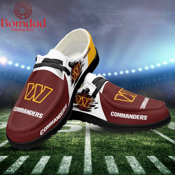 Washington Commanders Personalized Sport Hey Dude Shoes