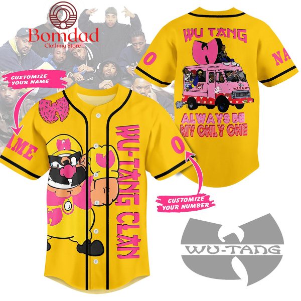 Wu Tang Clan Always Be My Only One Personalized Baseball Jersey