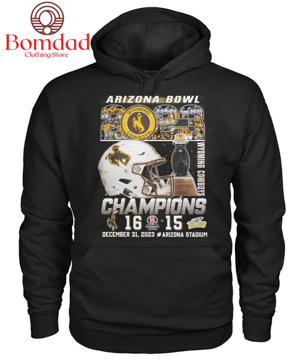 Wyoming Cowboys Arizona Bowl 2023 Champions T Shirt