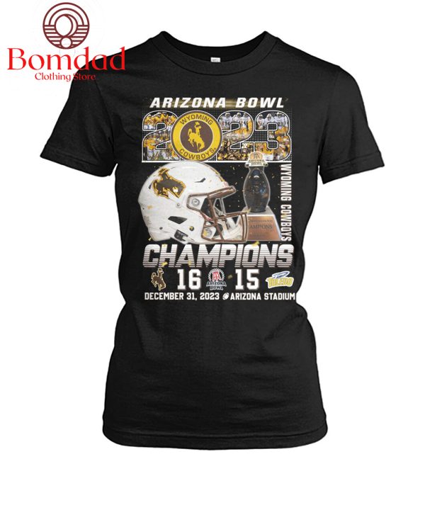 Wyoming Cowboys Arizona Bowl 2023 Champions T Shirt