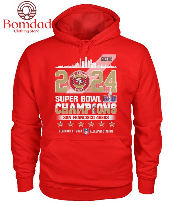 2024 San Francisco 49ers Super Bowl Champions T Shirt
