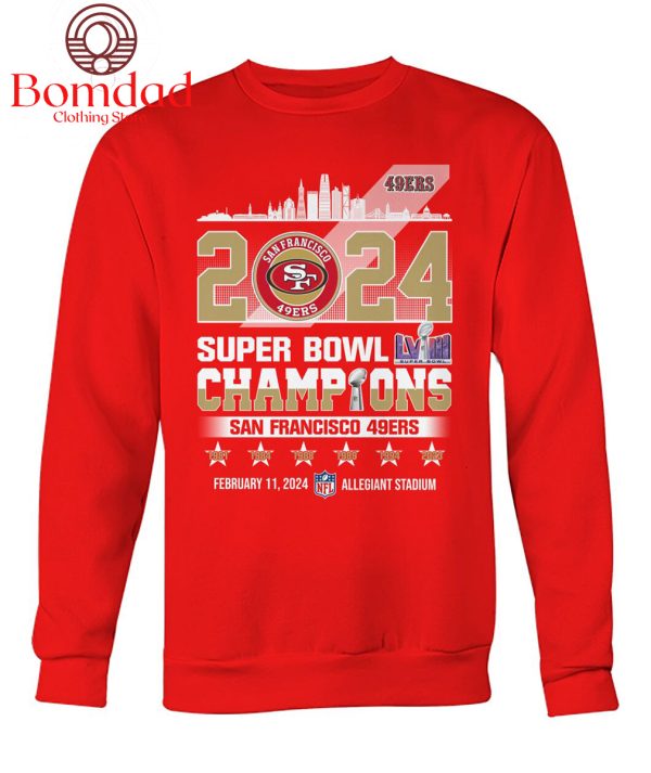 2024 San Francisco 49ers Super Bowl Champions T Shirt