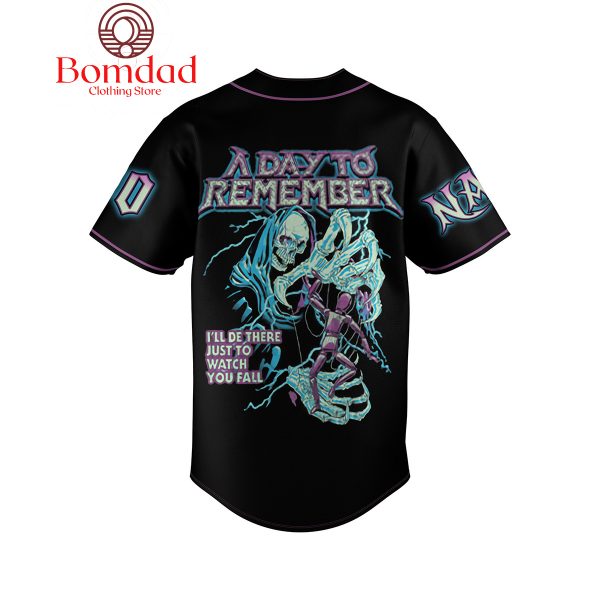 A Day to Remember Fans Personalized Baseball Jersey