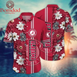 Alabama Crimson Tide Fan Flower Hawaii Shirts